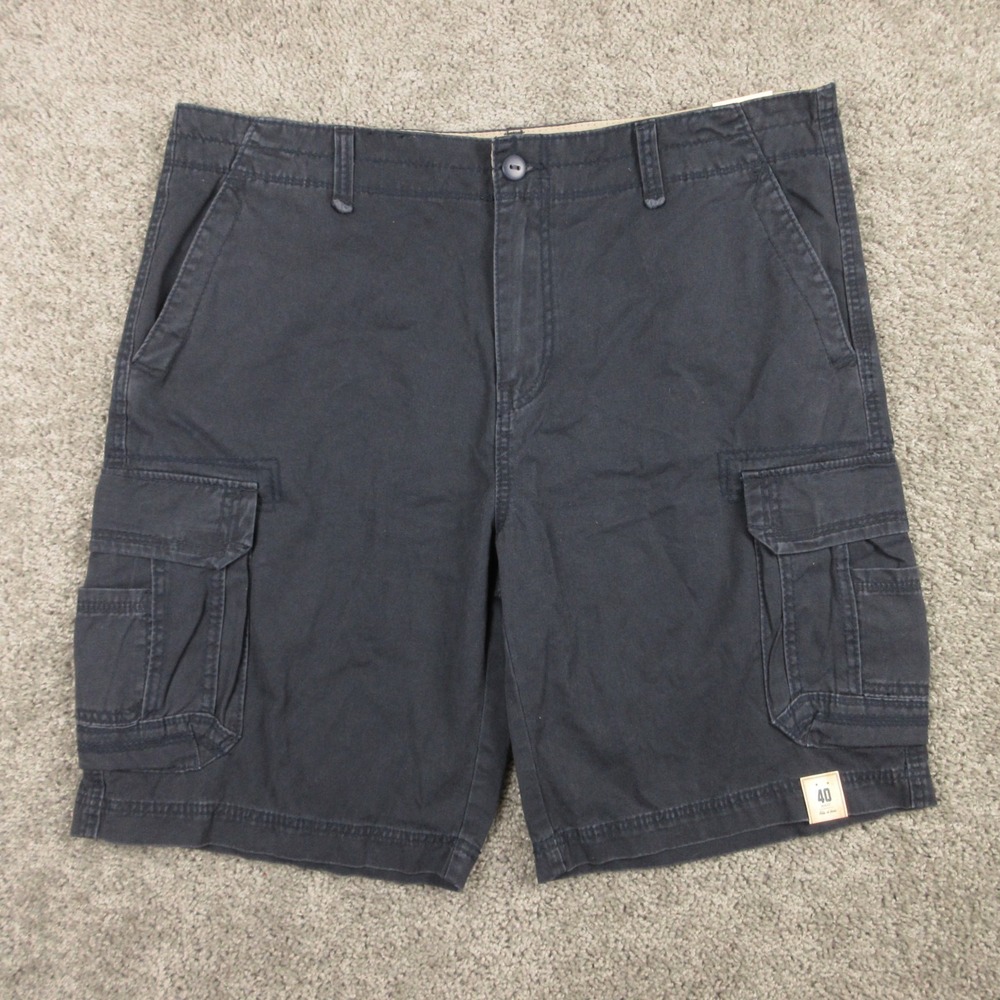 Urban Pipeline Shorts Mens 40 Navy Blue Heavy Canvas Cargo Cotton Casual Outdoor